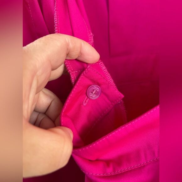 Maison common hot pink shirt wrap dress size 38/6 - Picture 13 of 17